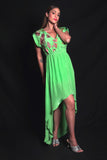 SEESA - Absinthe Green Asymmetric Dress