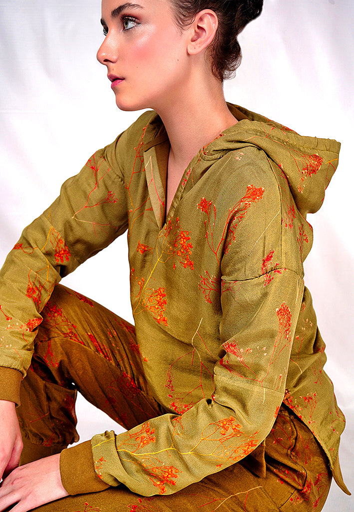 SEESA - Floral printed sweatpants