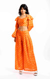THE HOUSE OF ARA - Box Pleated Trousers / Orange