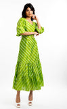 THE HOUSE OF ARA -Cutout Dress / Green