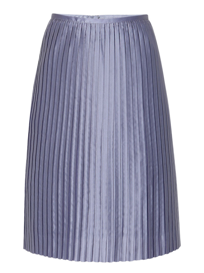 TARA AND I - Satin pleated skirt - lavender