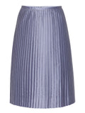 TARA AND I - Satin pleated skirt - lavender