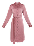 TARA AND I - Satin shirt dress