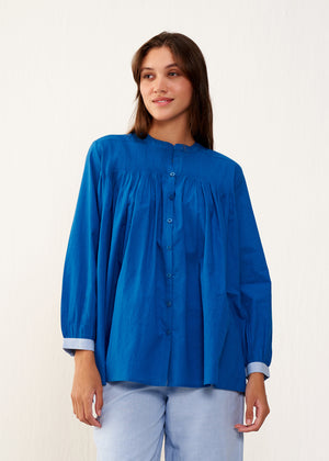 KOAKH- Tamra Blouse- Bright Blue