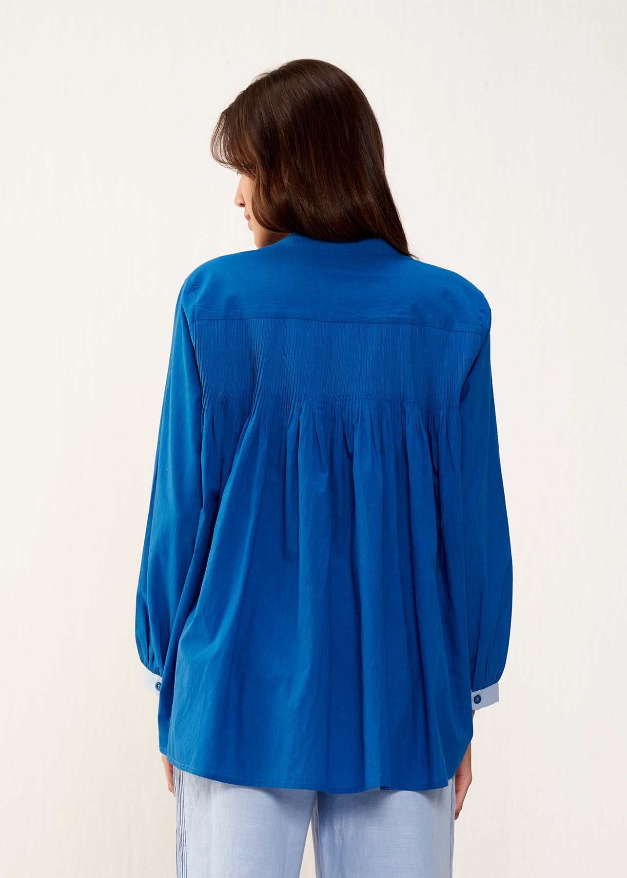 KOAKH- Tamra Blouse- Bright Blue