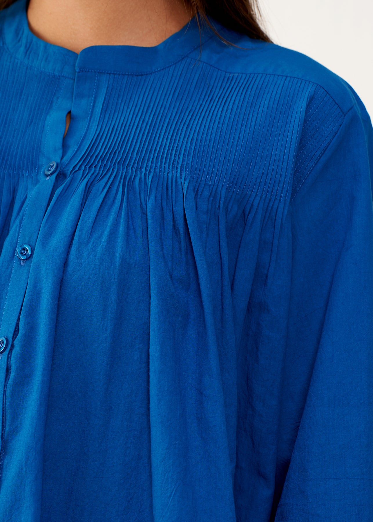 KOAKH- Tamra Blouse- Bright Blue