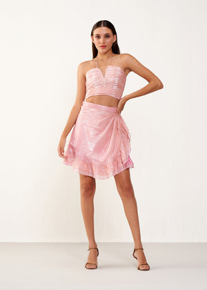 KOAKH-Maya Short Skirt- Pink