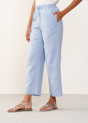 KOAKH- Tamra Pants- Light Blue