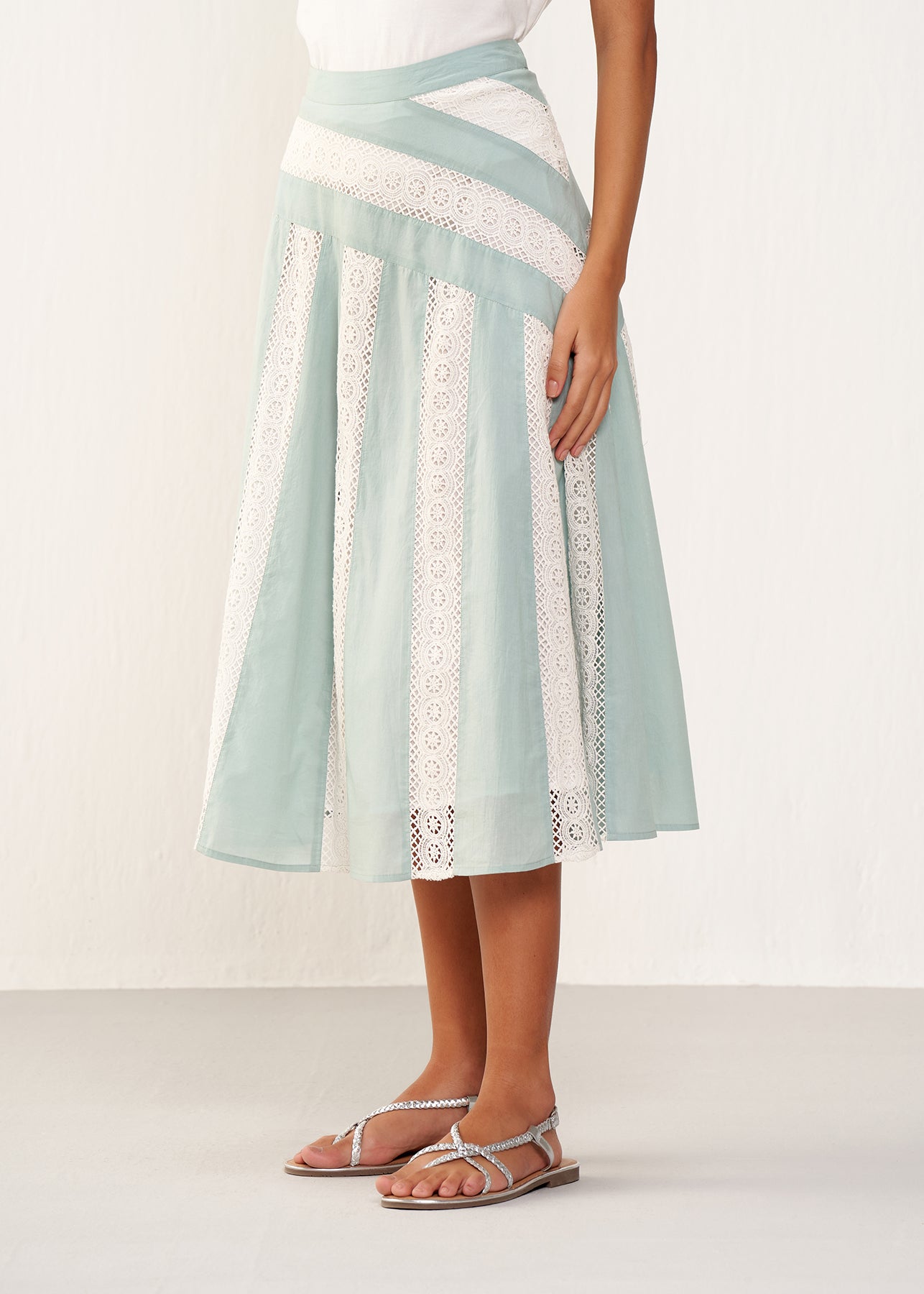 KOAKH- Bree Skirt- Sea Green