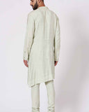 JATIN MALIK Duck egg Green Shoulder buttoned Kurta set