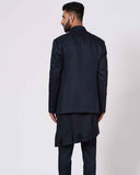 JATIN MALIK Midnight Blue kurta set
