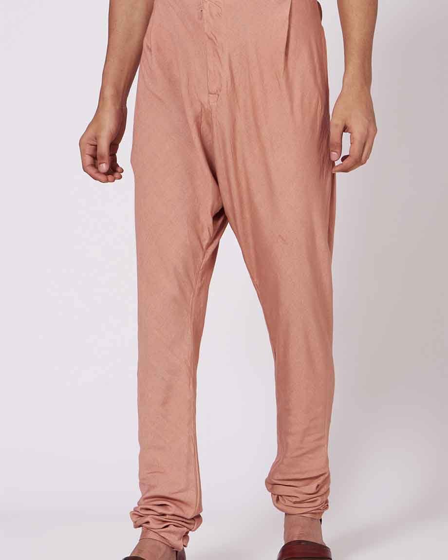 JATIN MALIK Old rose Shoulder buttoned Kurta set