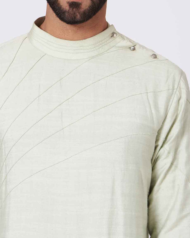 JATIN MALIK Shoulder buttoned Kurta set