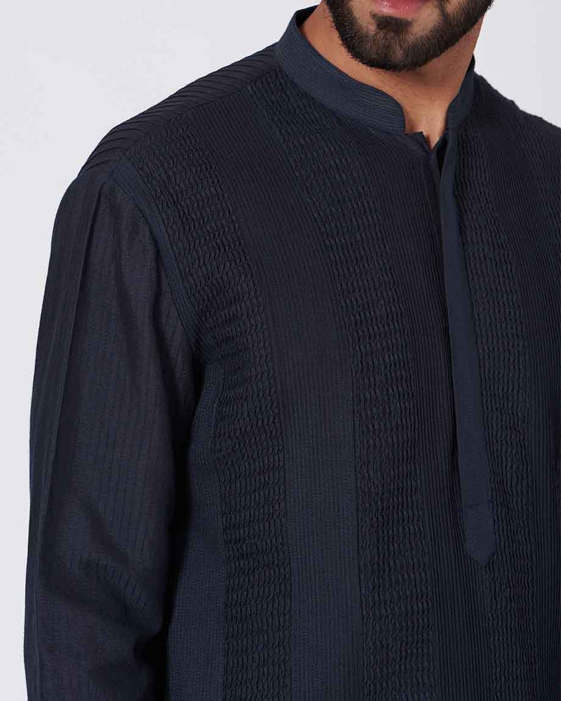 JATIN MALIK Midnight blue Kurta set