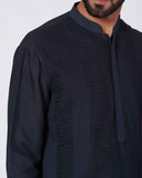 JATIN MALIK Midnight blue Kurta set