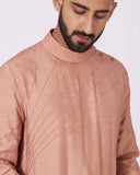 JATIN MALIK Old rose Shoulder buttoned Kurta set