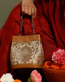 TAN AND LOOM Imperial Gold Brocade Rani Batua