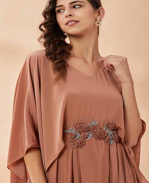 Peach Jump Suit by AAKAAR
