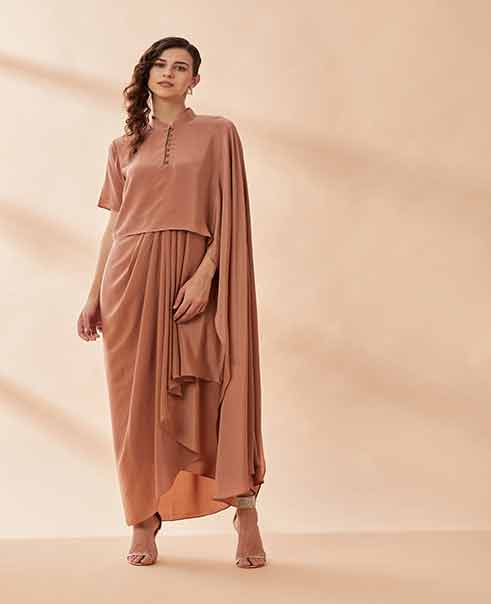 MOLTEN LOOP DRESS BY AAKAAR