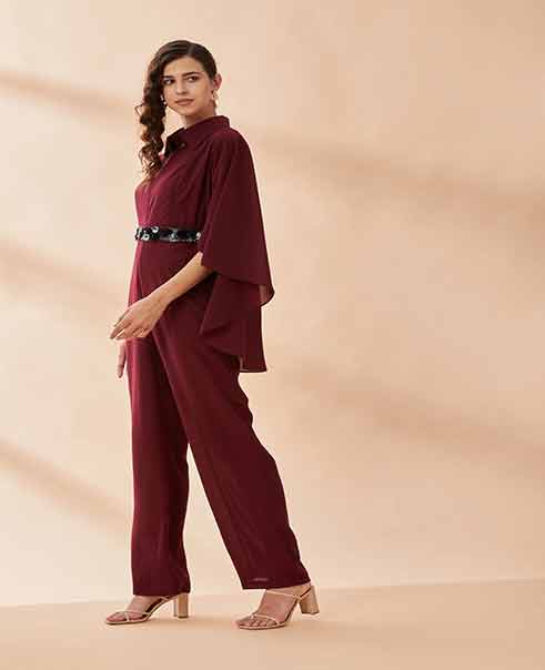 AAKAAR Cape jump suit