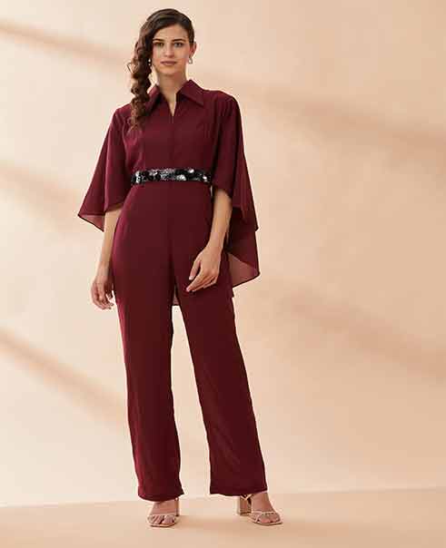 AAKAAR Cape jump suit