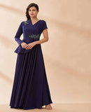 AAKAAR Crystal blazer gown