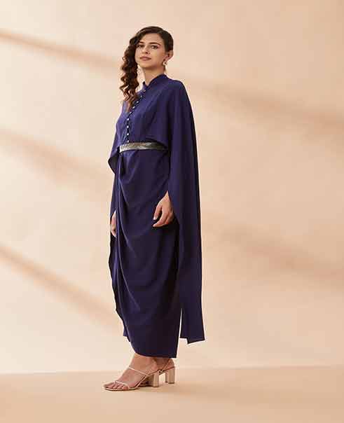 AAKAAR Armour drape dress
