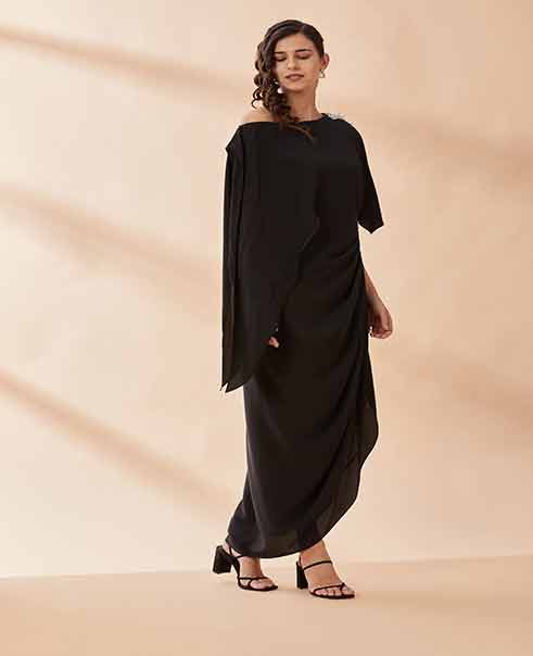 AAKAAR Pearl moss dress