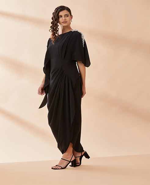 AAKAAR Pearl moss dress