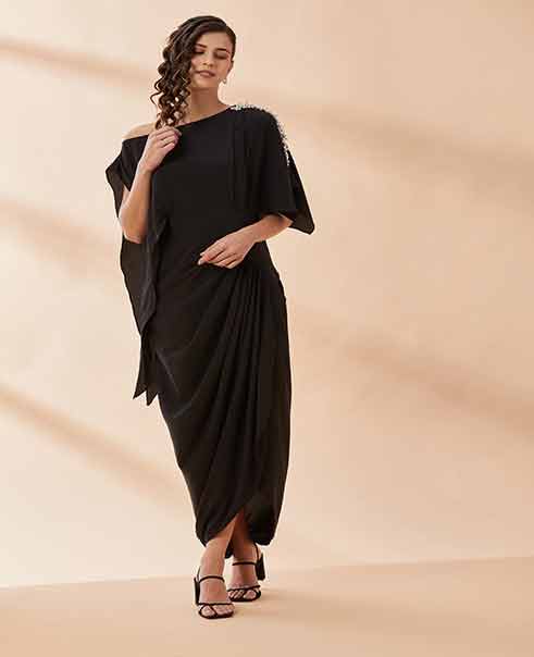 AAKAAR Pearl moss dress