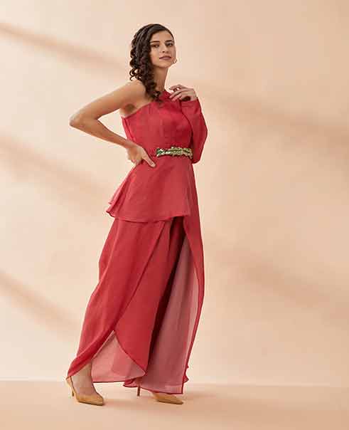 AAKAAR Puff shoulder cord set