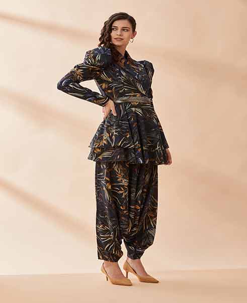AAKAAR Puff botanical cord set