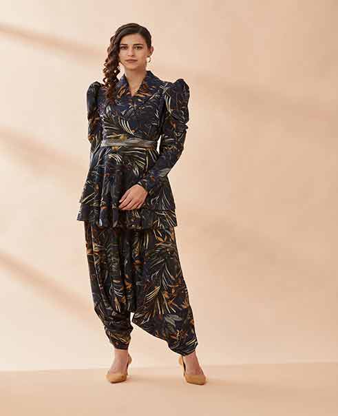AAKAAR Puff botanical cord set