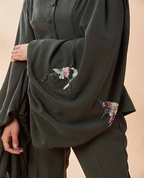 AAKAAR Embelished sleeves cord set