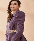 Puff sleeves cord set BY AAKAAR
