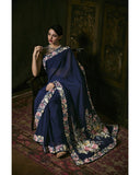 Midnight Blue Floral Basket By ASHDEEN