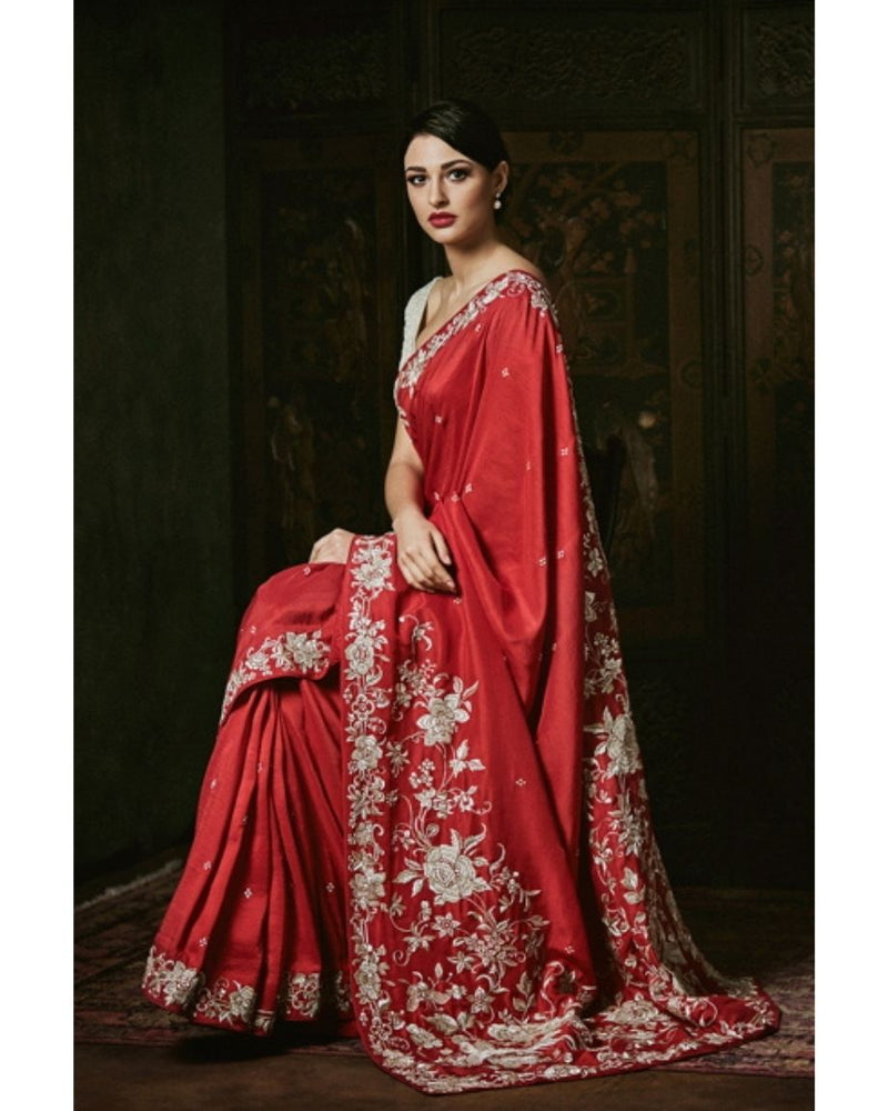 Red Floral Chain By ASHDEEN