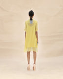 Sunflower & Squirrel grey Shirt dress by ABHISHEK SHARMA