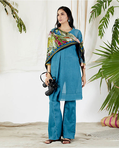 Elegance brodery anglaise tunic