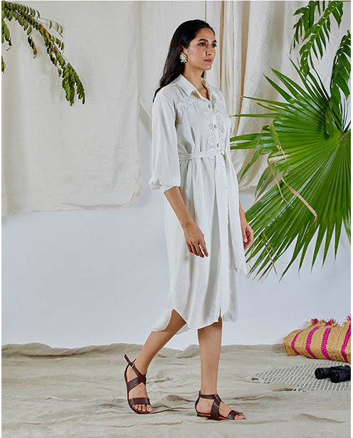 Elegant Vintage shirt dress