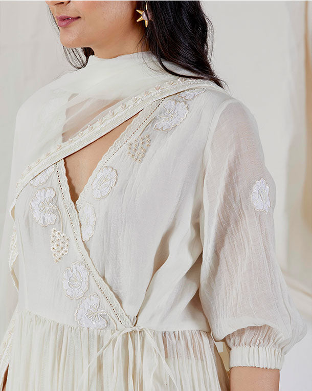 Designer vintage applique angrakha