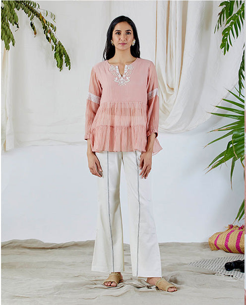 Designer bianca tired top