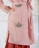 Chic bouquet print trench garara