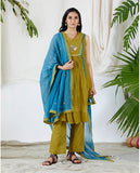 Chic pearl leaf suit