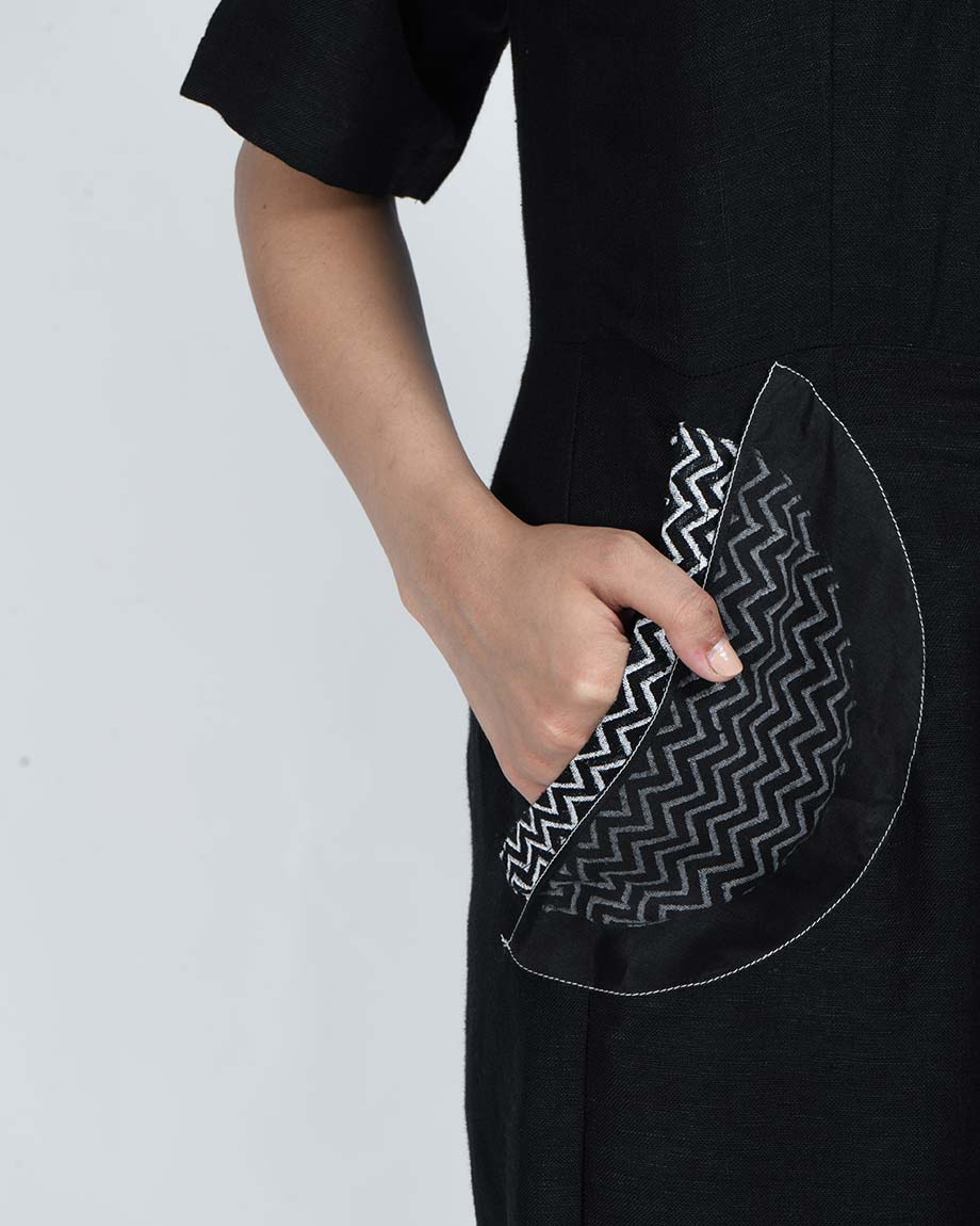 Black This or That jump suit By AT 44