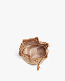 Imperial Gold Brocade Bombay Bucket by TAN AND LOOM
