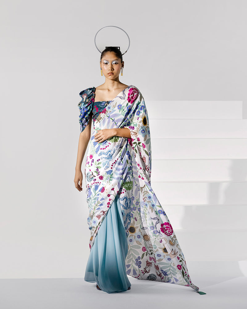 Limerick Fico Saree