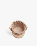 Imperial Gold Brocade Barrel Potli by TAN AND LOOM