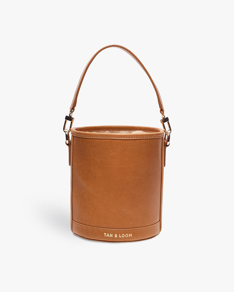 Tuscany Tan Barrel Potli by TAN AND LOOM