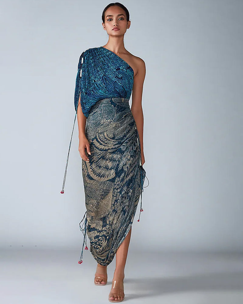 Saaksha & Kinni Blue Dress